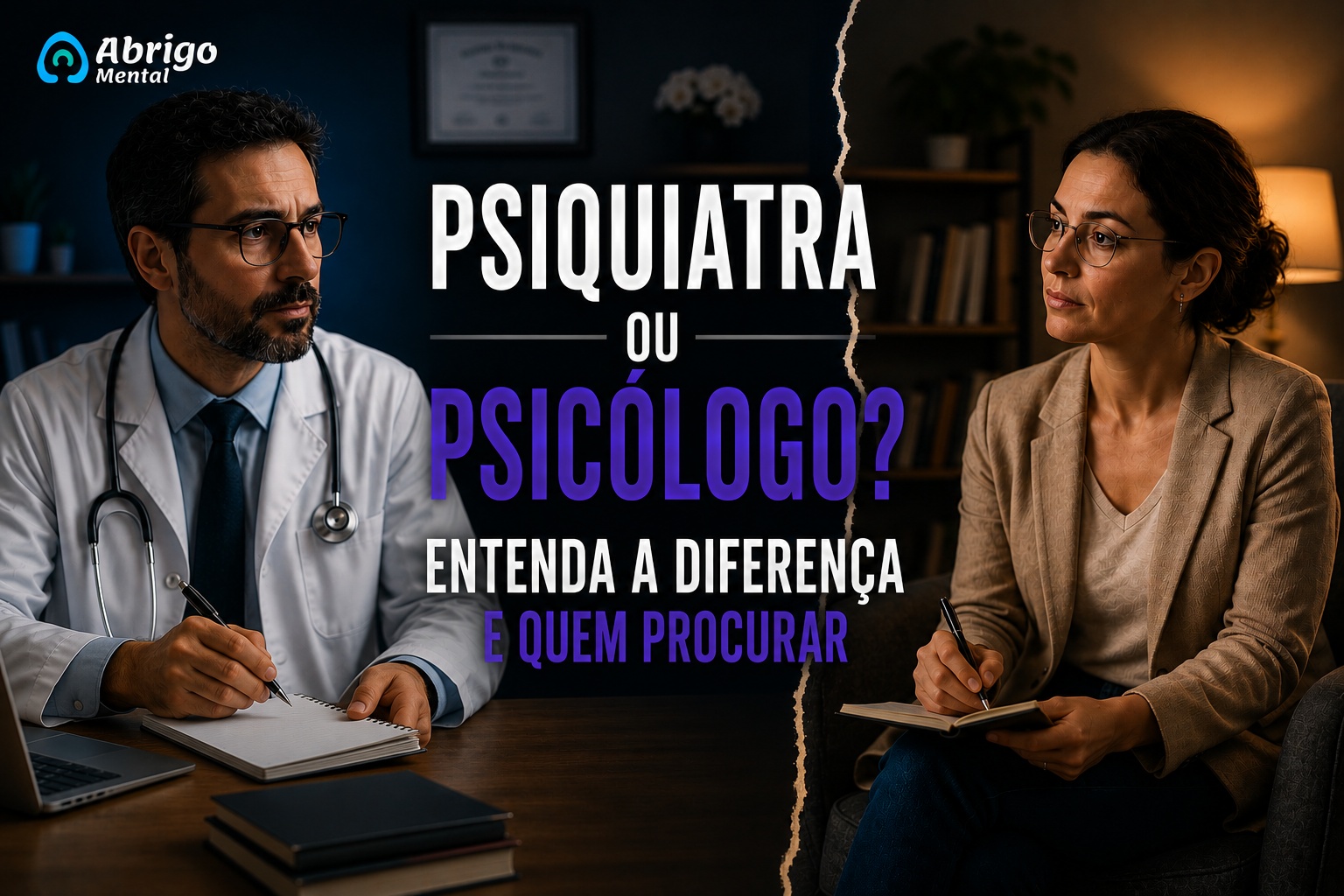 Psiquiatra ou Psicólogo? Entenda a diferença e quem procurar