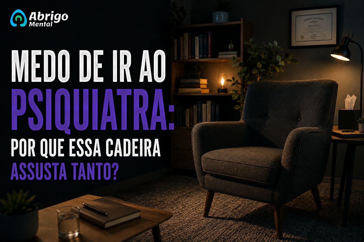 Medo de ir ao psiquiatra: por que essa cadeira assusta tanto?