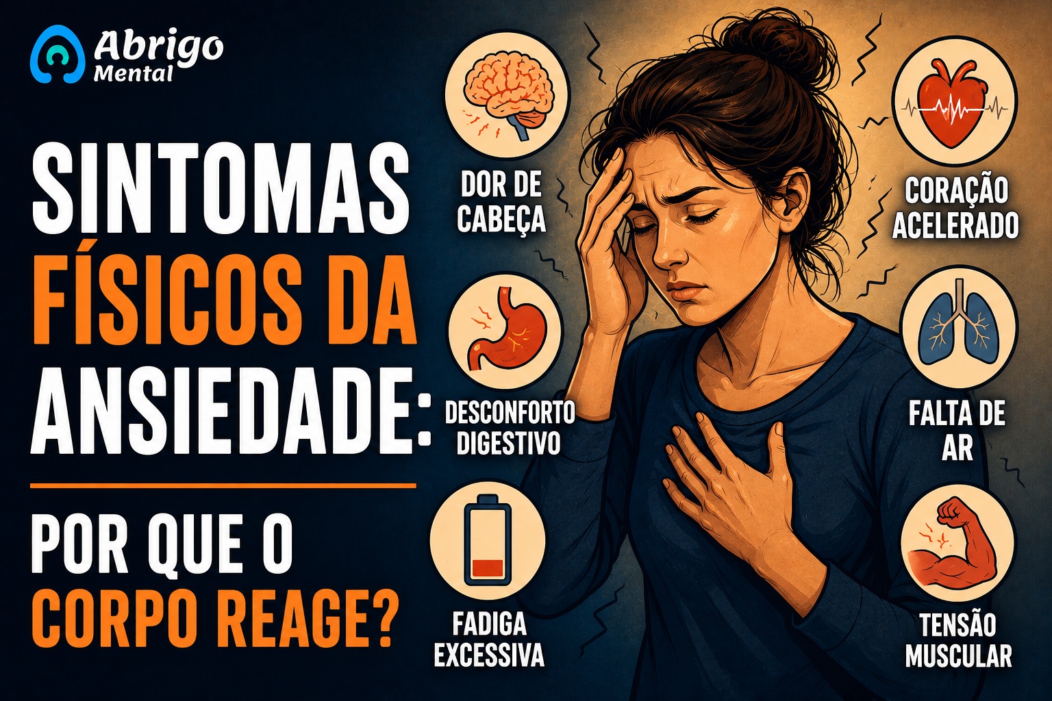 Sintomas Físicos da Ansiedade: Por que o corpo reage?